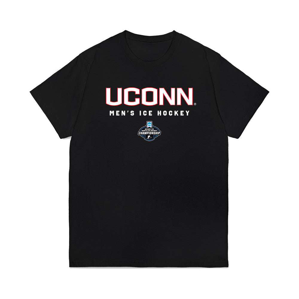 UConn - NCAA Men's Ice Hockey : Ethan Gardula - Championship Classic Shersey Premium T-Shirt-0