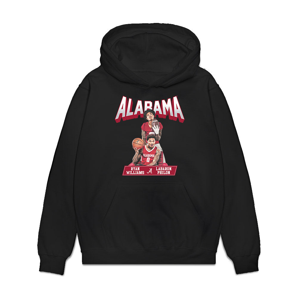 Alabama - NCAA Football : Ryan Williams - Collage Premium Hooded Sweatshirt-0
