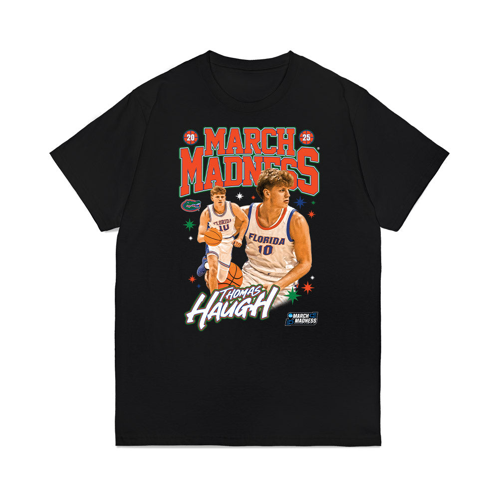 Florida - NCAA Men's Basketball : Thomas Haugh - NCAA® March Madness® 2025 Collage Premium T-Shirt-0