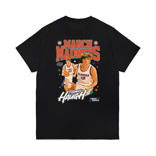Florida - NCAA Men's Basketball : Thomas Haugh - NCAA® March Madness® 2025 Collage Premium T-Shirt-0