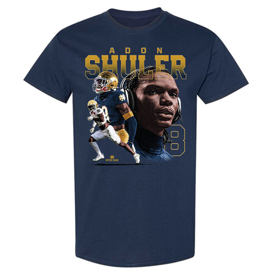 Notre Dame - NCAA Football : Adon Shuler - Player Collage T-Shirt-0
