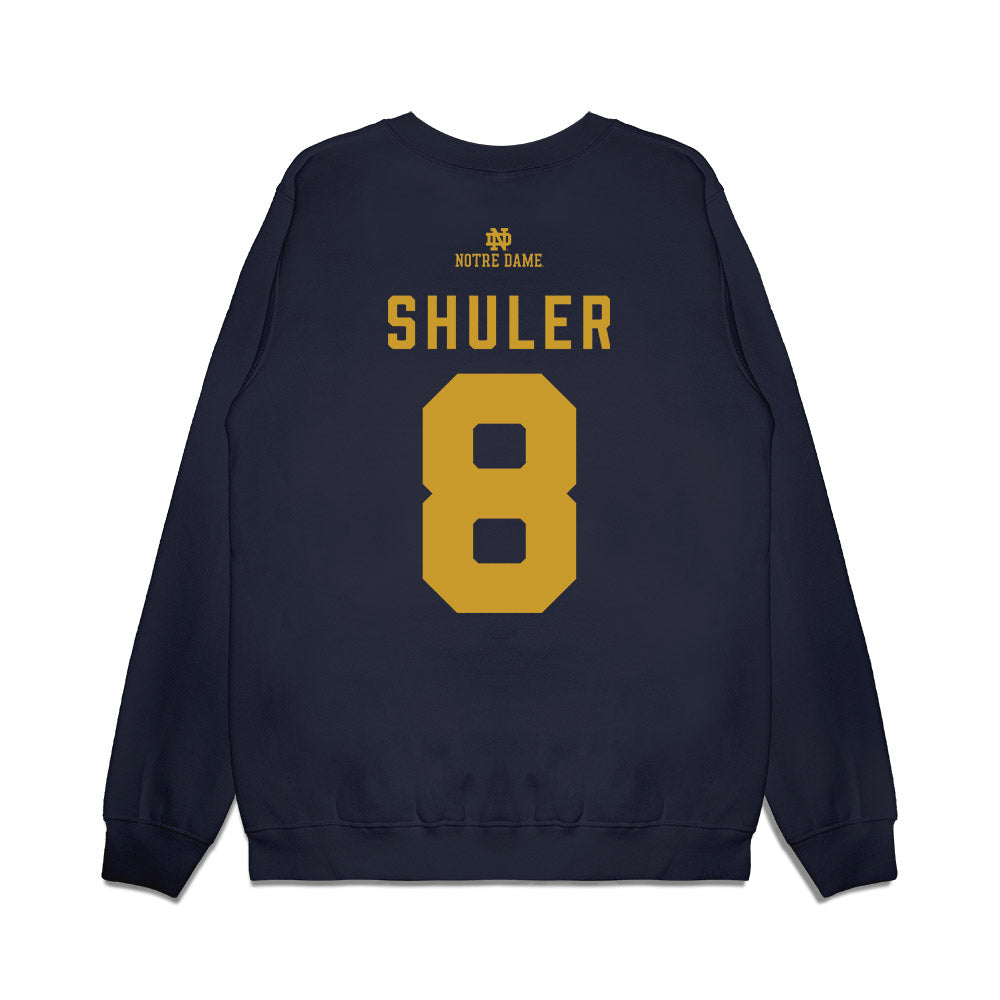 Notre Dame - NCAA Football : Adon Shuler - Classic Shersey Premium Crewneck Sweatshirt-1