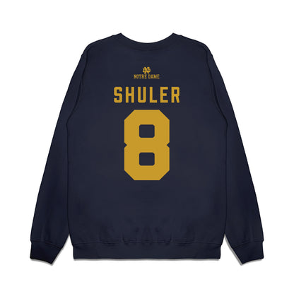Notre Dame - NCAA Football : Adon Shuler - Classic Shersey Premium Crewneck Sweatshirt-1