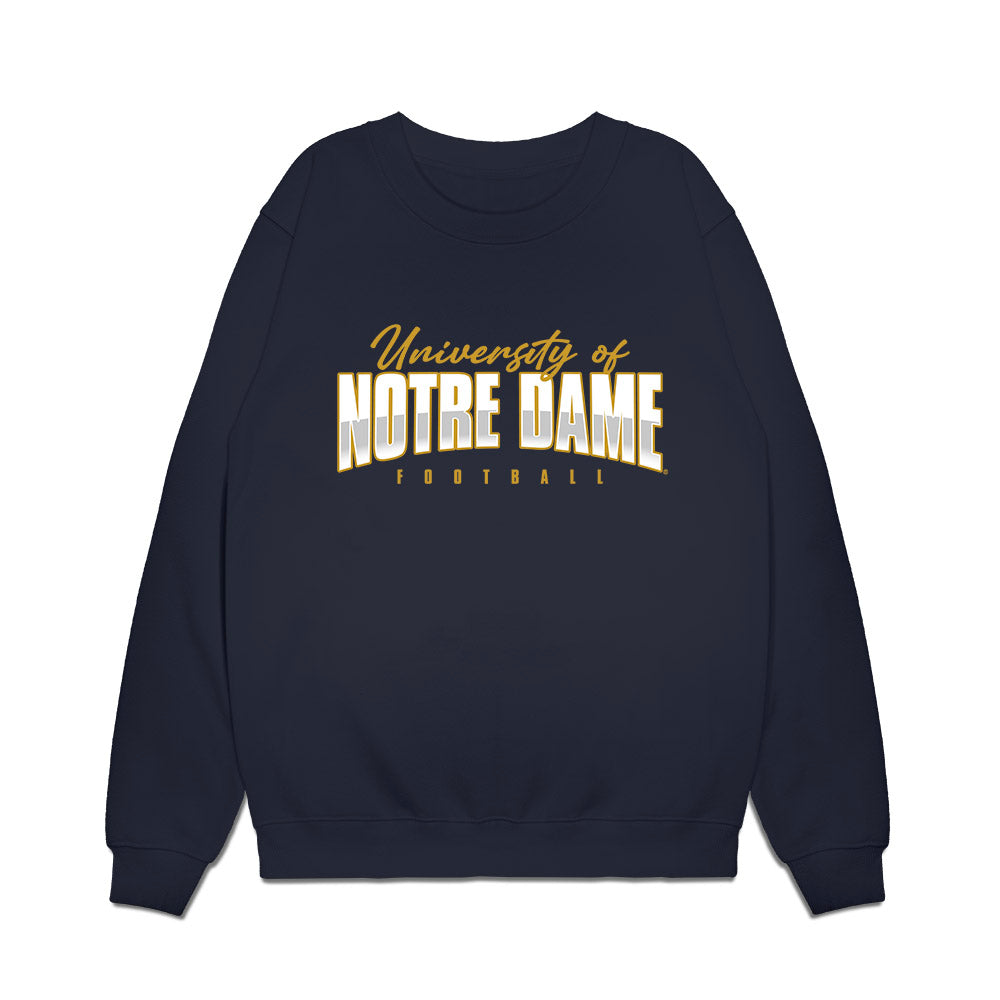 Notre Dame - NCAA Football : Adon Shuler - Classic Shersey Premium Crewneck Sweatshirt-0