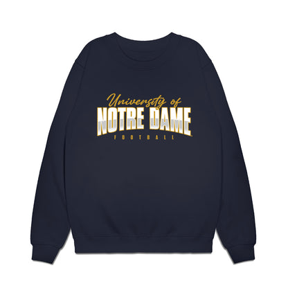 Notre Dame - NCAA Football : Adon Shuler - Classic Shersey Premium Crewneck Sweatshirt-0