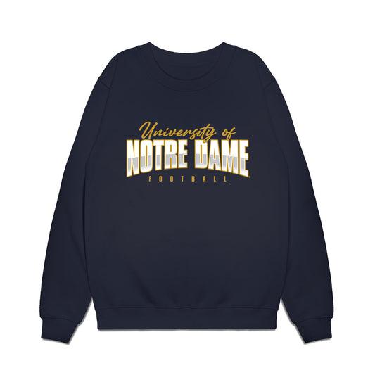 Notre Dame - NCAA Football : Adon Shuler - Classic Shersey Premium Crewneck Sweatshirt-0