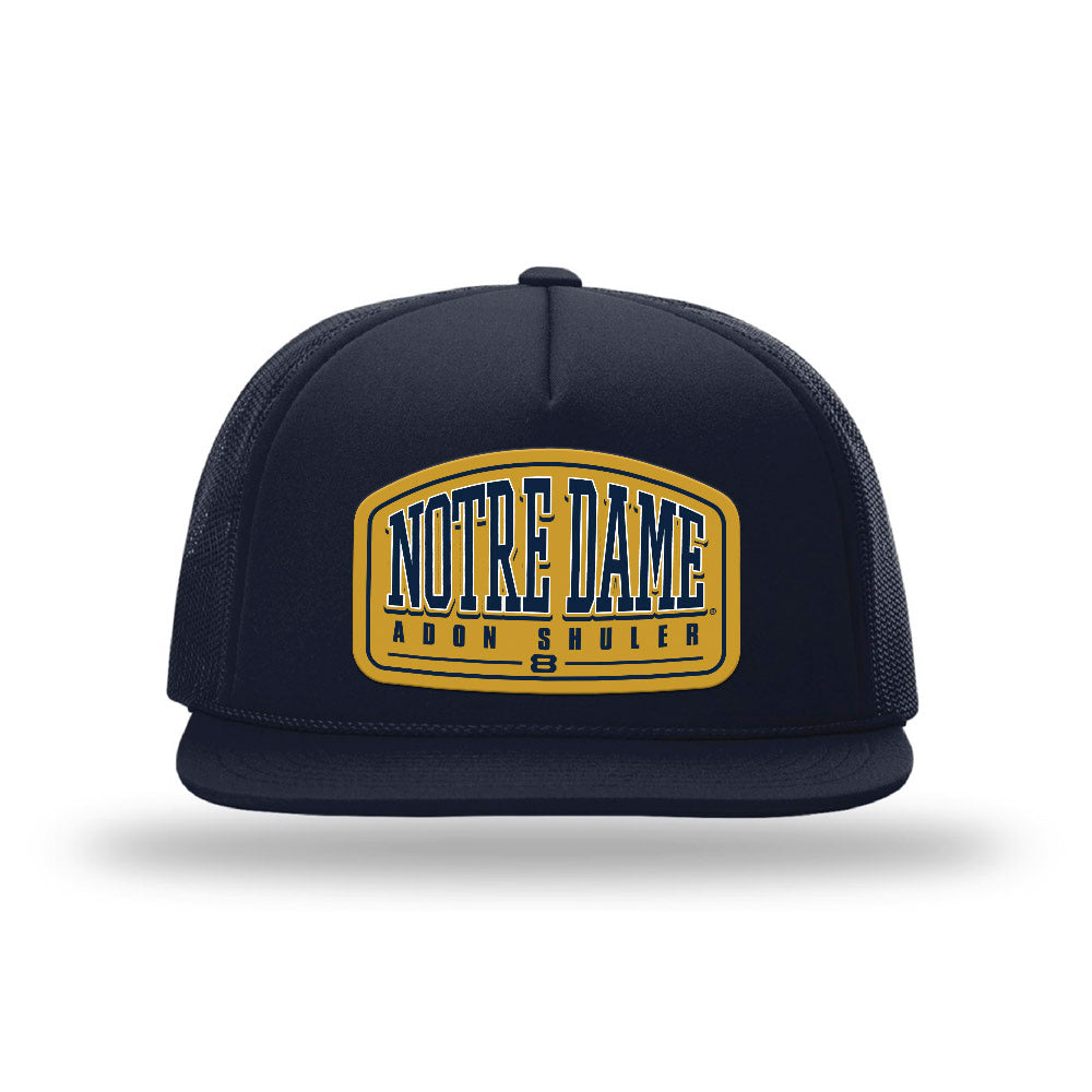 Notre Dame - NCAA Football : Adon Shuler - Foamie Trucker Cap-0