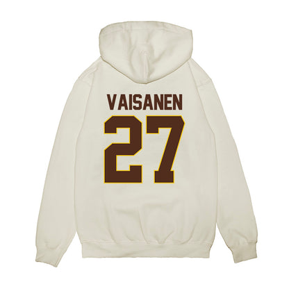 Western Michigan - NCAA Men's Ice Hockey : Joona Vaisanen - Premium Hooded Sweatshirt-1