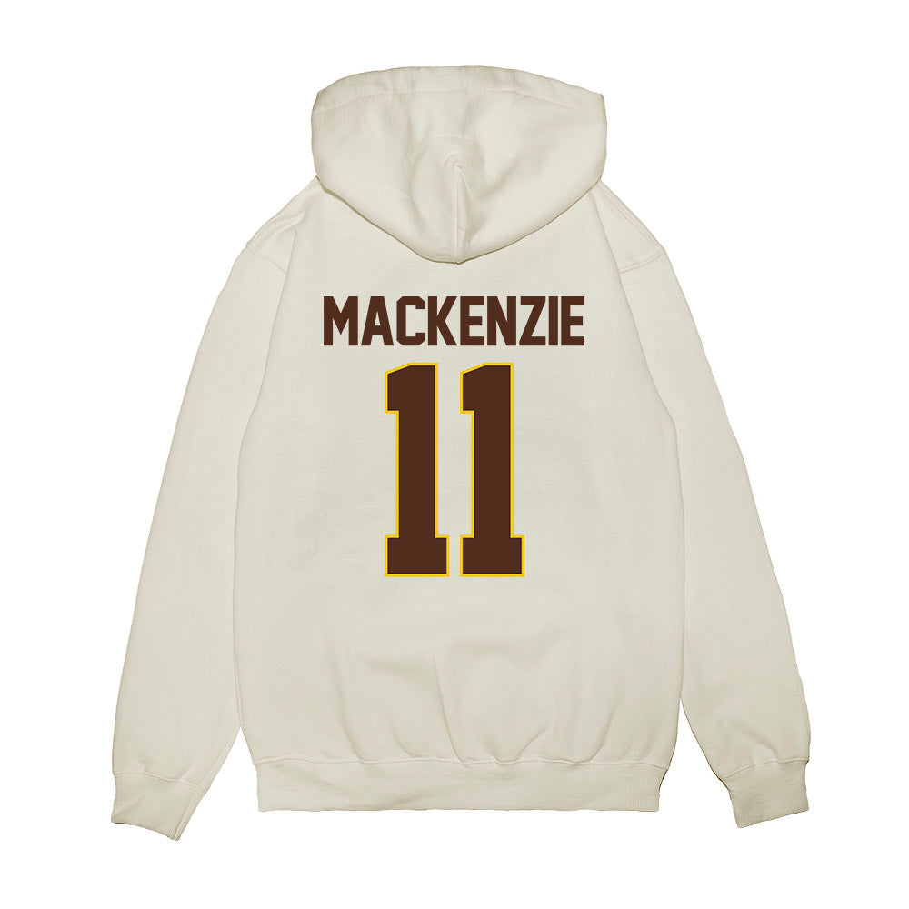 Western Michigan - NCAA Men's Ice Hockey : Tyler MacKenzie - NCAA® March Madness® 2025 Frozen Four Shersey Premium Hooded Sweatshirt-1