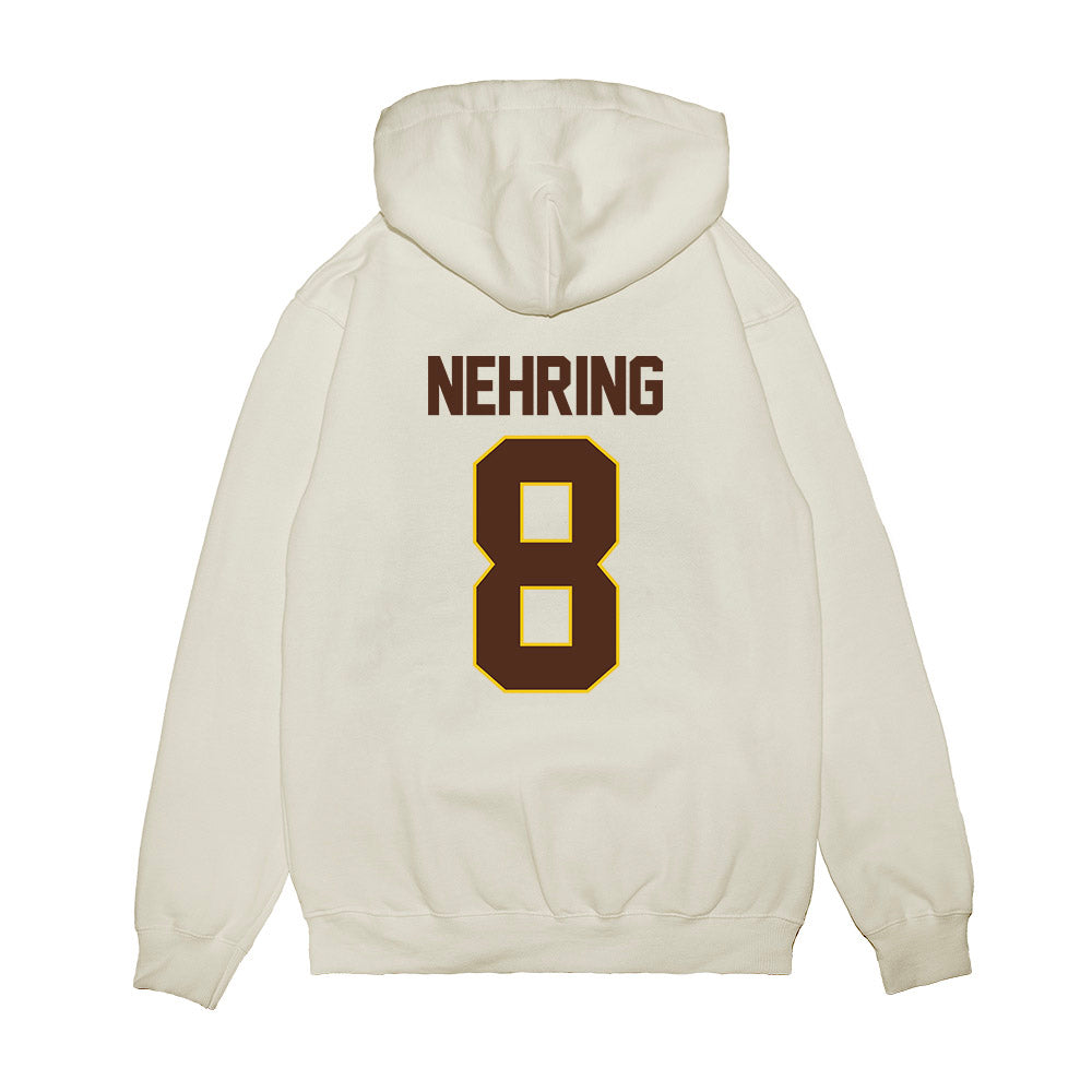 Western Michigan - NCAA Men's Ice Hockey : Zach Nehring - Premium Hooded Sweatshirt-1