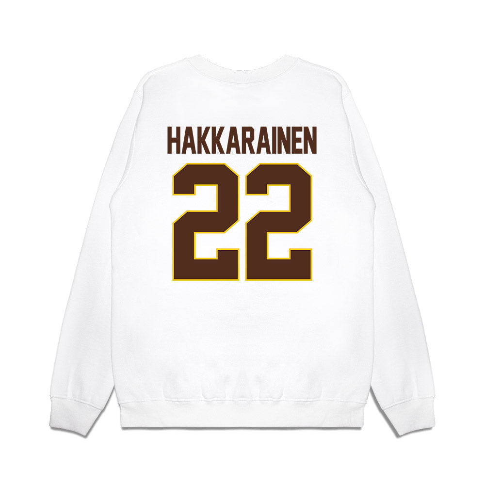 Western Michigan - NCAA Men's Ice Hockey : Iiro Hakkarainen - Premium Crewneck Sweatshirt-1