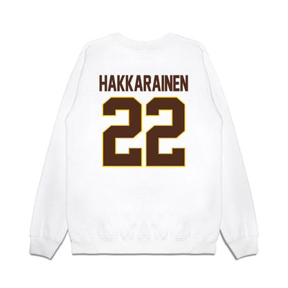 Western Michigan - NCAA Men's Ice Hockey : Iiro Hakkarainen - Premium Crewneck Sweatshirt-1