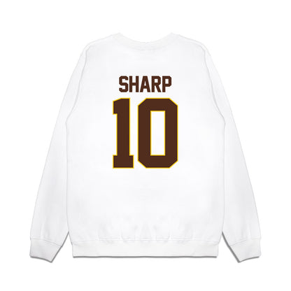 Western Michigan - NCAA Men's Ice Hockey : Zack Sharp - Premium Crewneck Sweatshirt-1