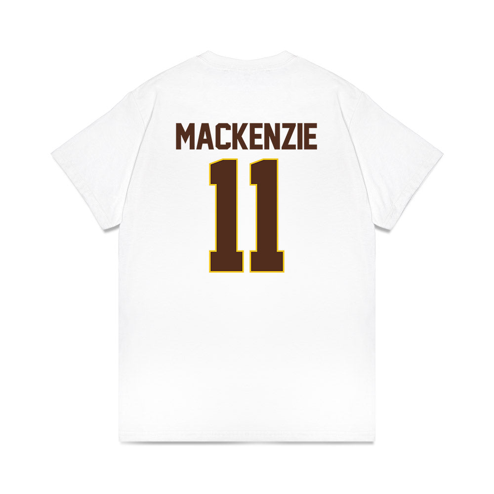 Western Michigan - NCAA Men's Ice Hockey : Tyler MacKenzie - NCAA® March Madness® 2025 Frozen Four Shersey Premium T-Shirt-1
