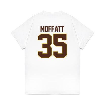 Western Michigan - NCAA Men's Ice Hockey : Gavin Moffatt - NCAA® March Madness® 2025 Frozen Four Shersey Premium T-Shirt-1