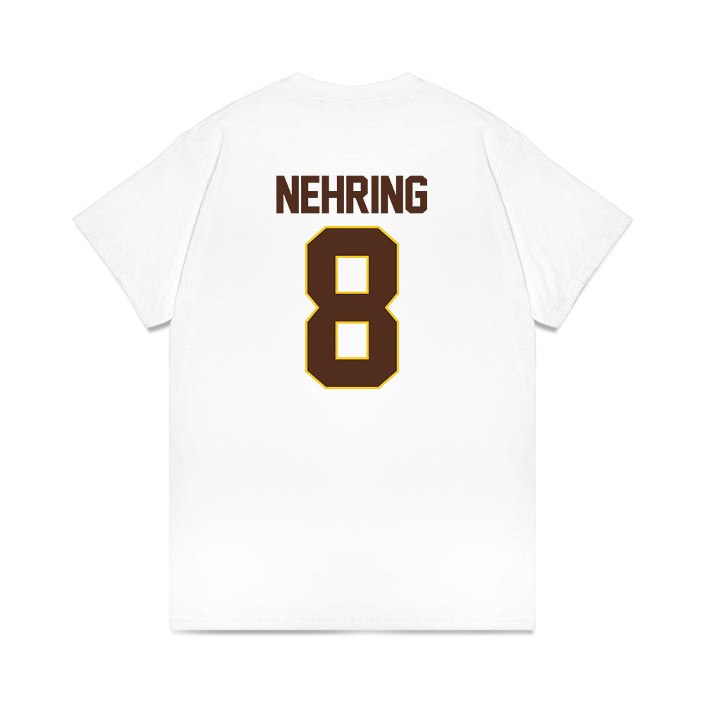 Western Michigan - NCAA Men's Ice Hockey : Zach Nehring - Premium T-Shirt-1
