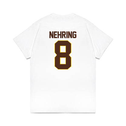 Western Michigan - NCAA Men's Ice Hockey : Zach Nehring - Premium T-Shirt-1