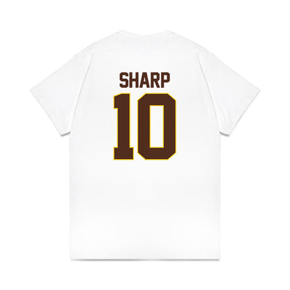 Western Michigan - NCAA Men's Ice Hockey : Zack Sharp - Premium T-Shirt-1