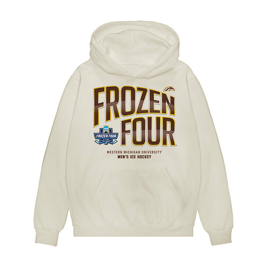 Western Michigan - NCAA Men's Ice Hockey : Grady Gallatin - NCAA® March Madness® 2025 Frozen Four Shersey Premium Hooded Sweatshirt-0