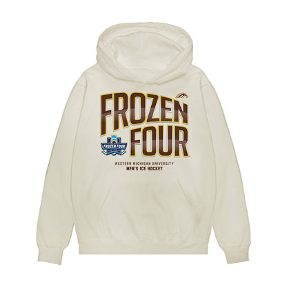 Western Michigan - NCAA Men's Ice Hockey : Samuel Huck - NCAA® March Madness® 2025 Frozen Four Shersey Premium Hooded Sweatshirt-0