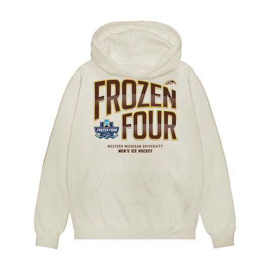 Western Michigan - NCAA Men's Ice Hockey : Kirk Laursen - NCAA® March Madness® 2025 Frozen Four Shersey Premium Hooded Sweatshirt-0