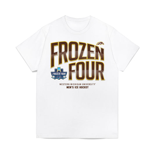 Western Michigan - NCAA Men's Ice Hockey : Zach Bookman - NCAA® March Madness® 2025 Frozen Four Shersey Premium T-Shirt-0