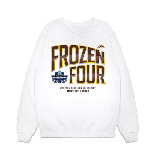 Western Michigan - NCAA Men's Ice Hockey : Ty Henricks - NCAA® March Madness® 2025 Frozen Four Shersey Premium Crewneck Sweatshirt-0