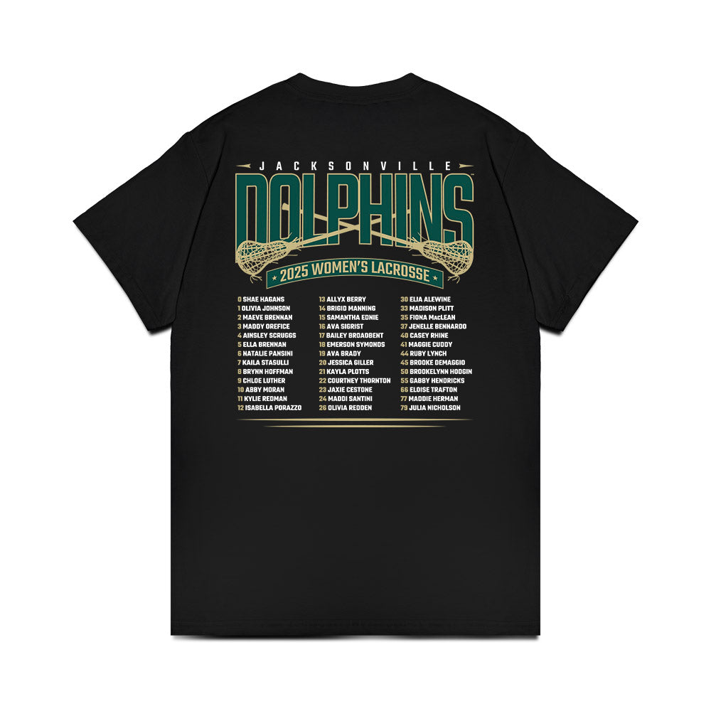 Jacksonville - NCAA Women's Lacrosse : Roster Premium T-Shirt-1