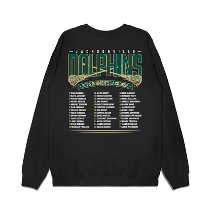 Jacksonville - NCAA Women's Lacrosse : Roster Premium Crewneck Sweatshirt-1