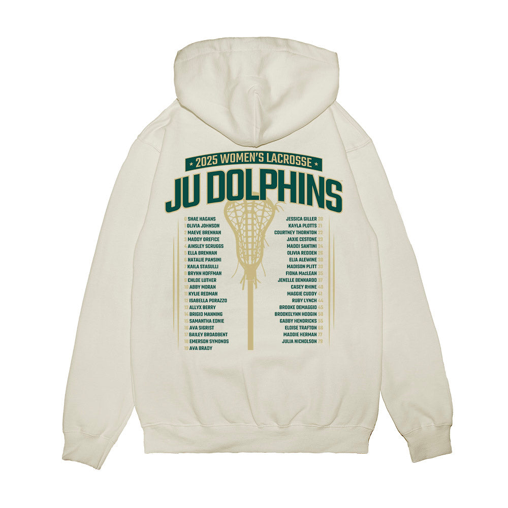 Jacksonville - NCAA Women's Lacrosse : Roster Premium Hooded Sweatshirt-1