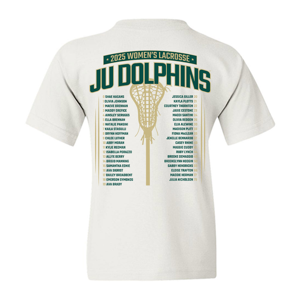 Jacksonville - NCAA Women's Lacrosse : Roster Youth T-Shirt-1