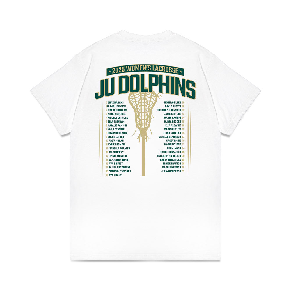 Jacksonville - NCAA Women's Lacrosse : Roster Premium T-Shirt-1