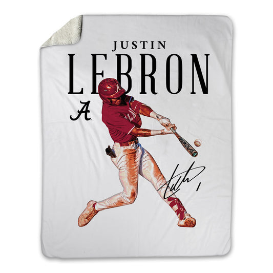 Alabama - NCAA Baseball : Justin Lebron - Blanket-0