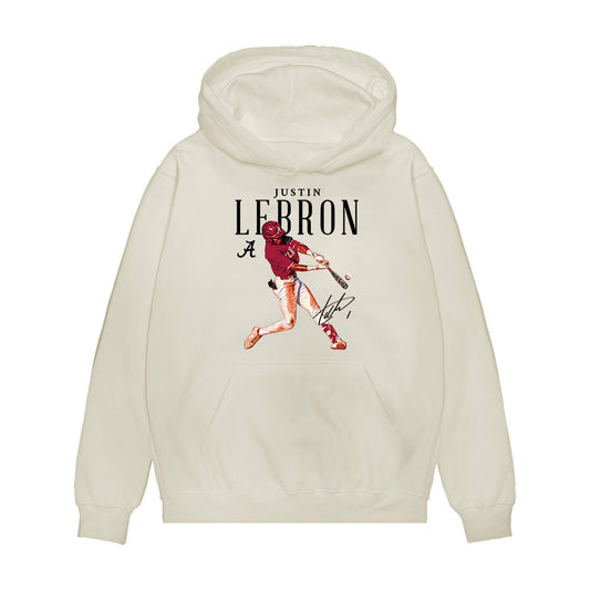 Alabama - NCAA Baseball : Justin Lebron - Premium Hooded Sweatshirt-0
