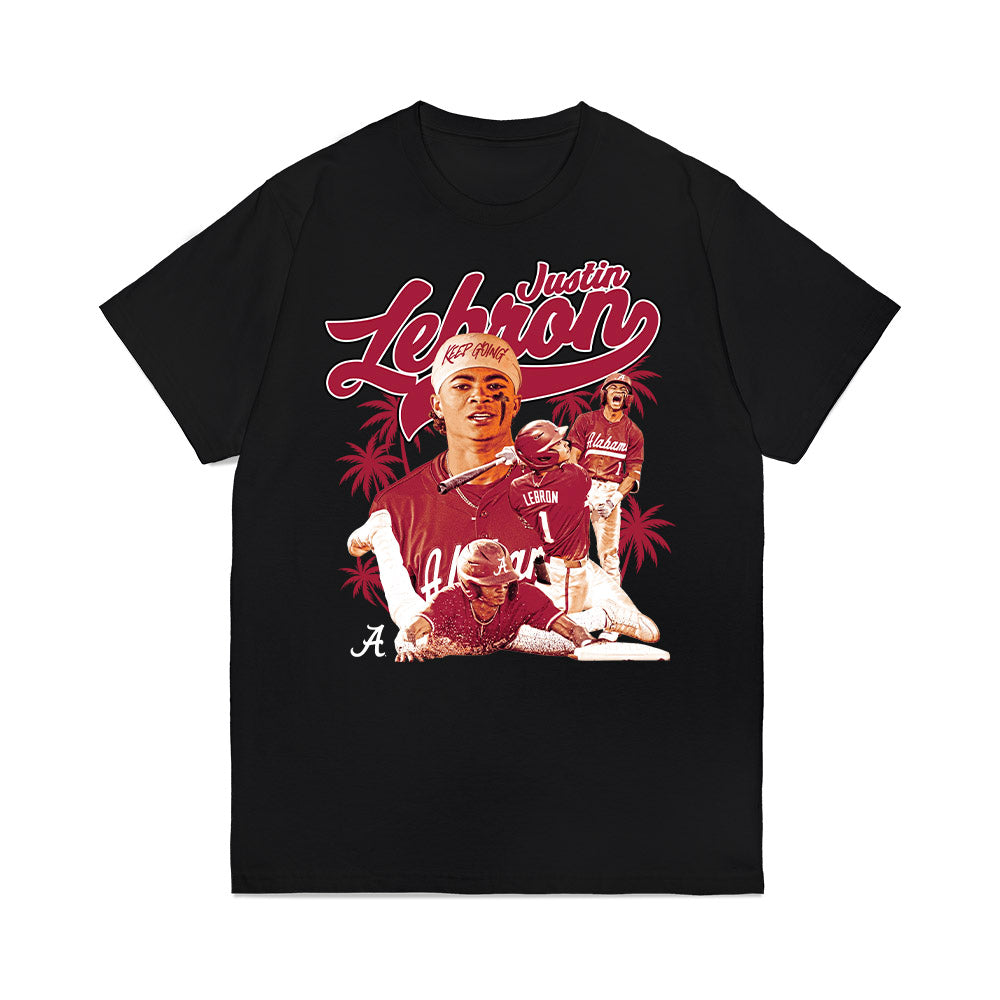 Alabama - NCAA Baseball : Justin Lebron - Premium T-Shirt-0