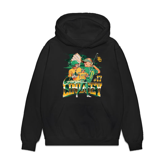 Baylor - NCAA Softball : Georgia Lindsey - Collage Premium Hooded Sweatshirt-0