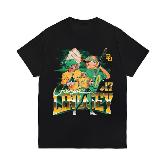 Baylor - NCAA Softball : Georgia Lindsey - Collage Comfort Colors T-Shirt-0