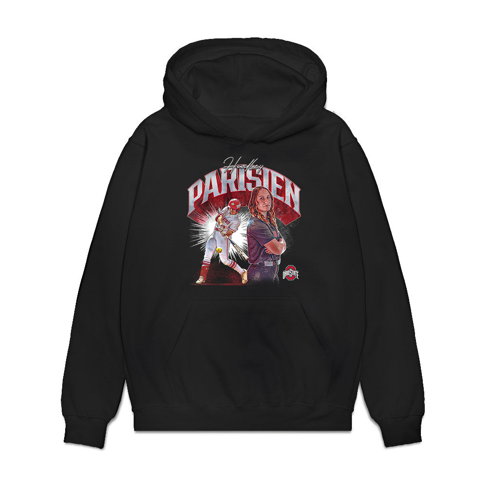 Ohio State - NCAA Softball : Hadley Parisien - Premium Hooded Sweatshirt-0