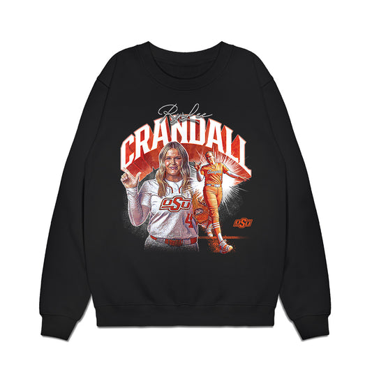 Oklahoma State - NCAA Softball : RyLee Crandall - Premium Crewneck Sweatshirt-0