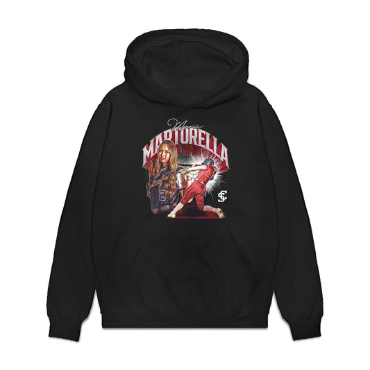 SCU - NCAA Softball : Marie Martorella - Collage Premium Hooded Sweatshirt-0