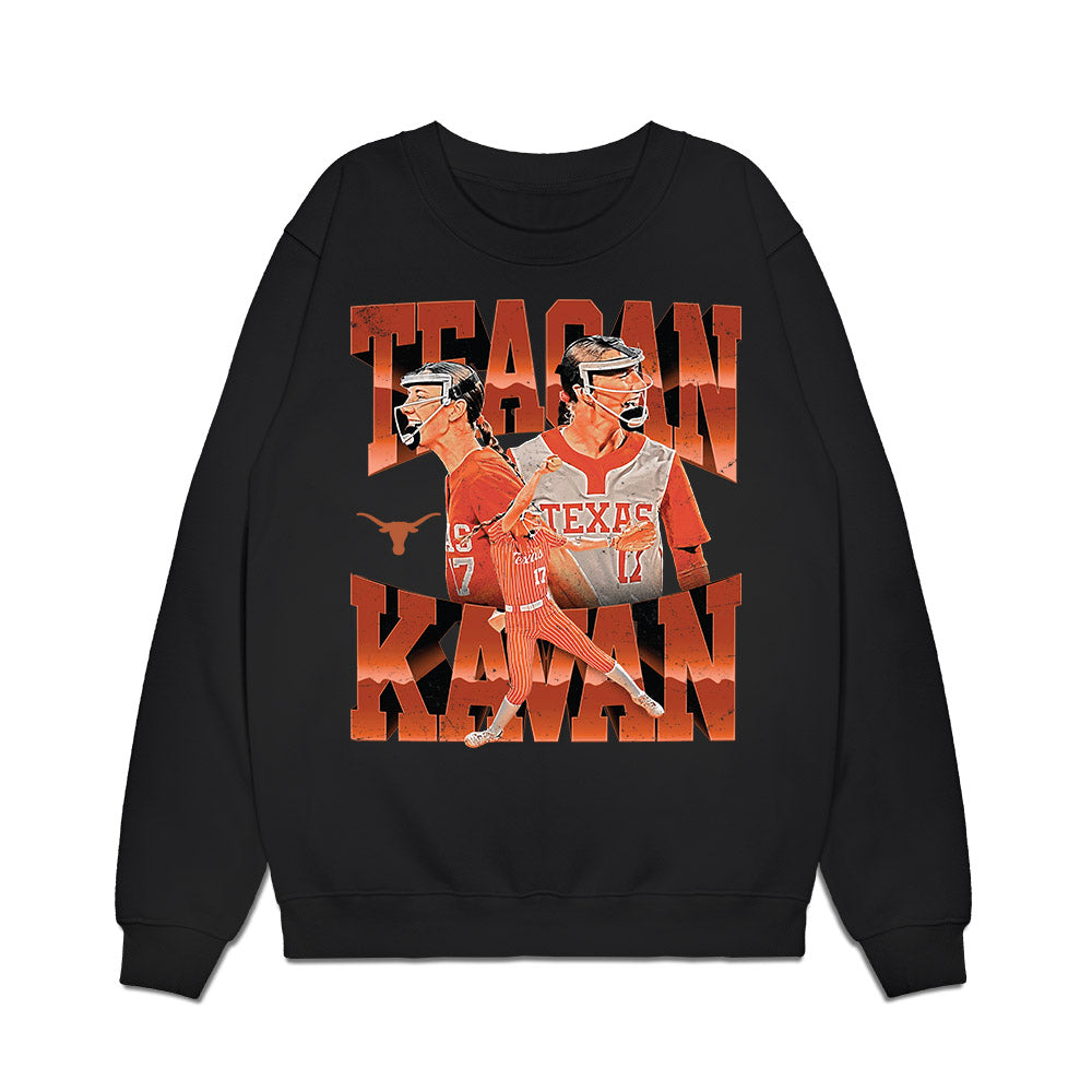 Texas - NCAA Softball : Teagan Kavan - Collage Premium Crewneck Sweatshirt-0
