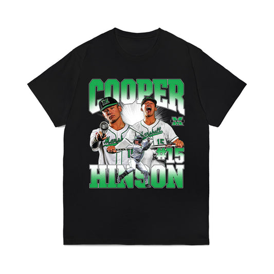 Marshall - NCAA Baseball : Cooper Hinson - Comfort Colors T-Shirt-0