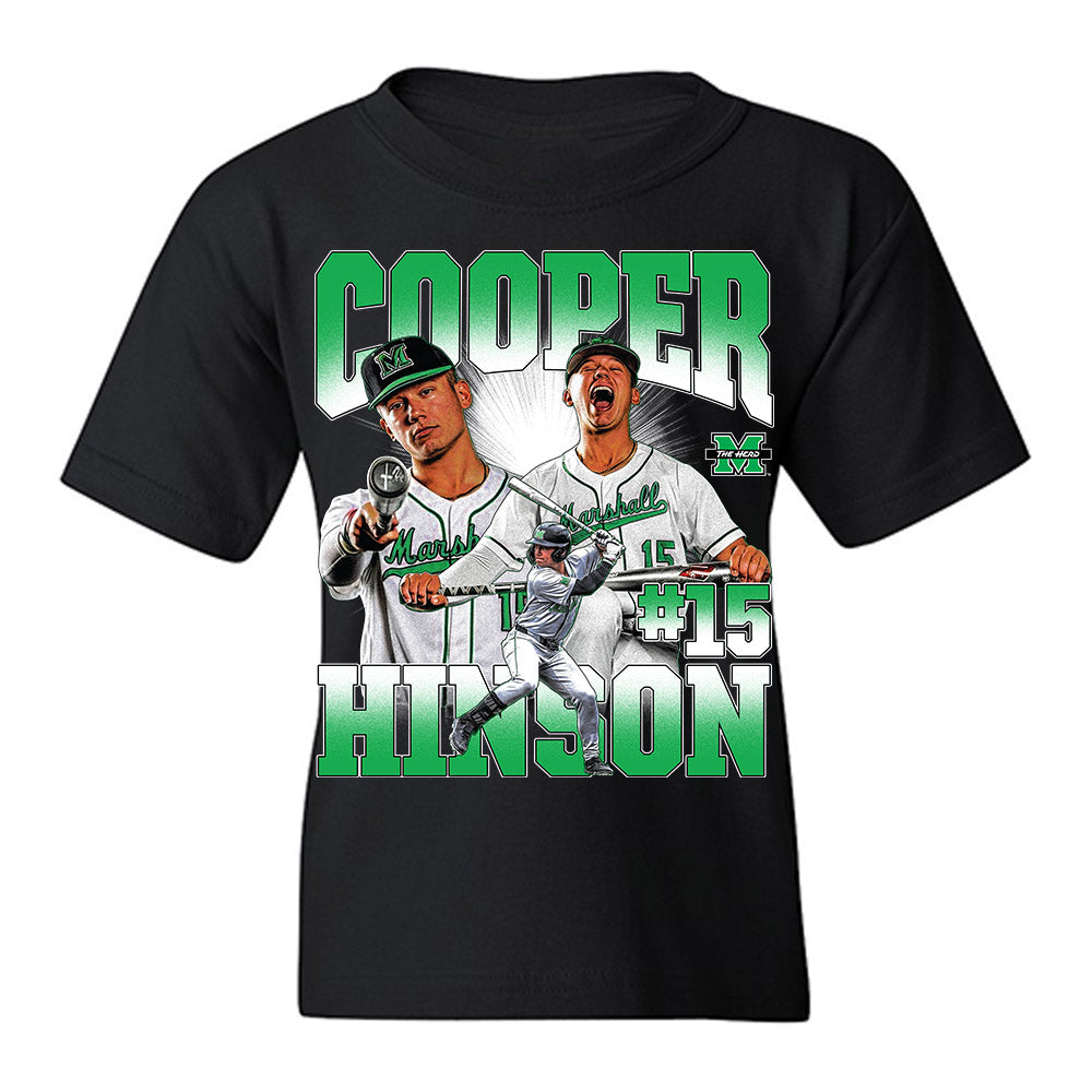 Marshall - NCAA Baseball : Cooper Hinson - Youth T-Shirt-0