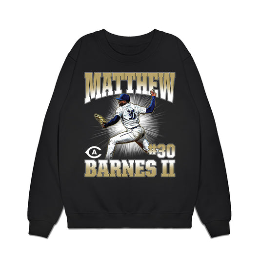 UC Davis - NCAA Baseball : Matthew Barnes II - Collage Premium Crewneck Sweatshirt-0