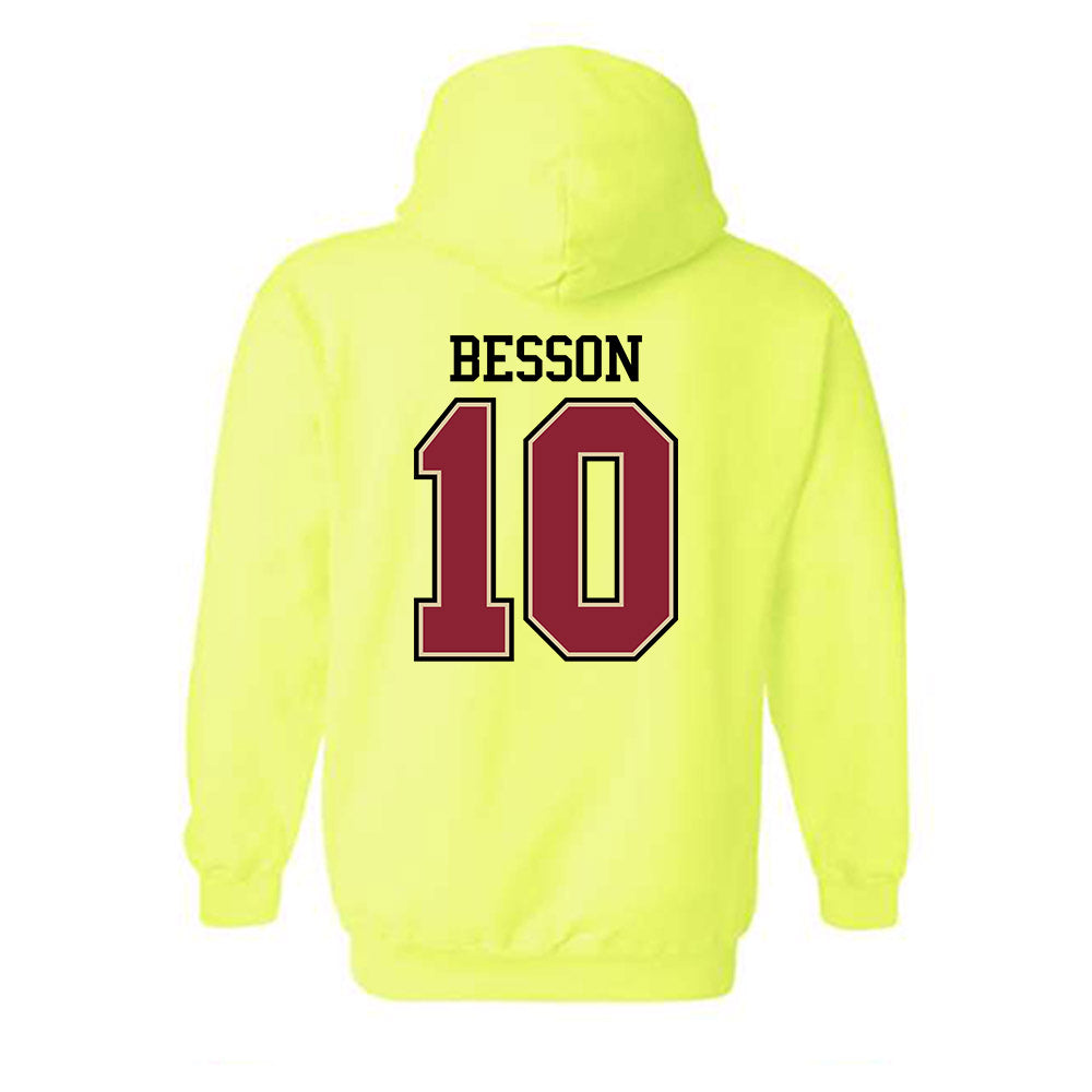 Boston College - NCAA Women's Lacrosse : Ava Besson - Classic Shersey Hooded Sweatshirt-1