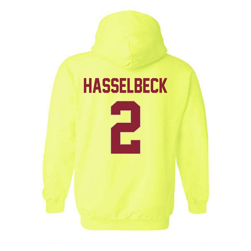 Boston College - NCAA Women's Lacrosse : Mallory Hasselbeck - Classic Shersey Hooded Sweatshirt-1