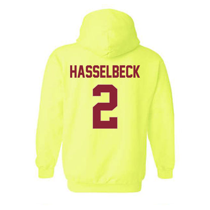 Boston College - NCAA Women's Lacrosse : Mallory Hasselbeck - Classic Shersey Hooded Sweatshirt-1