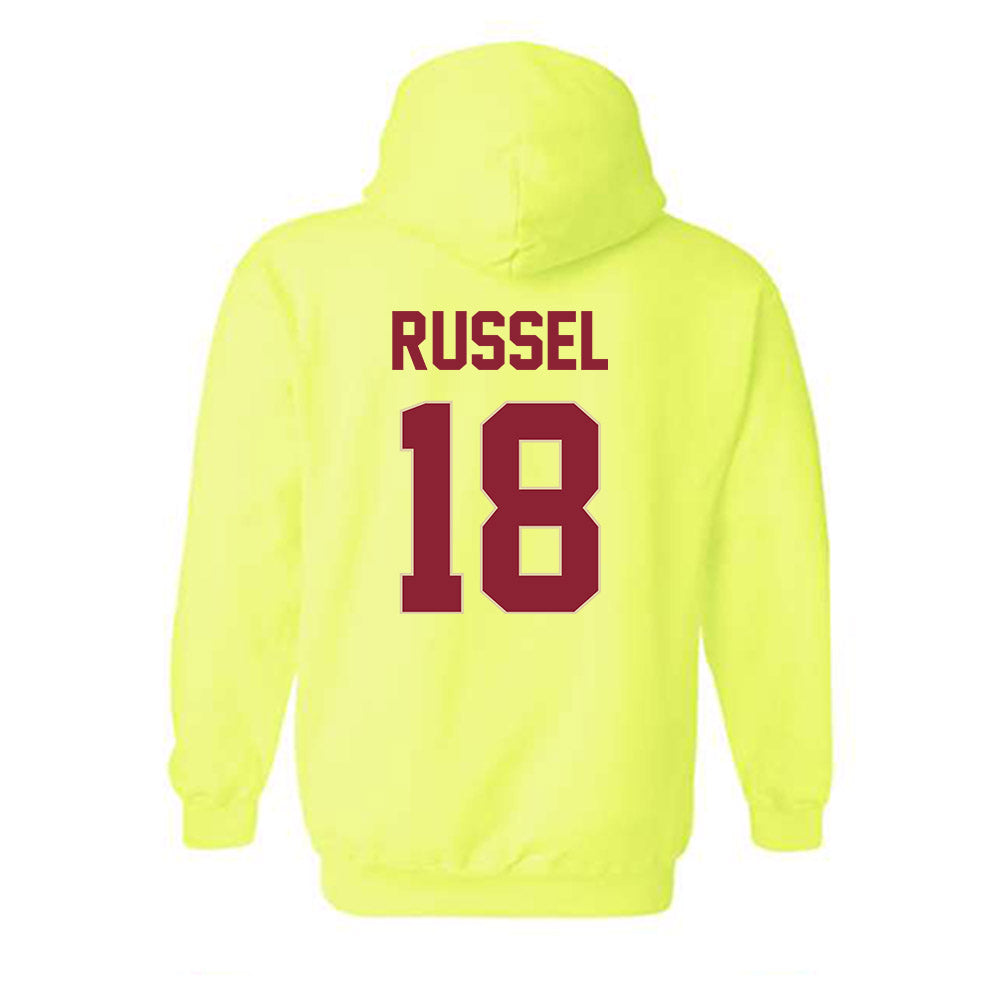 Boston College - NCAA Women's Lacrosse : Devon Russel - Classic Shersey Hooded Sweatshirt-1