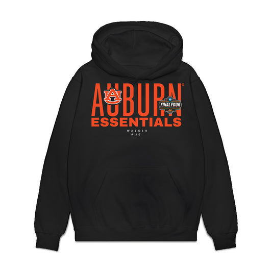 Auburn - NCAA Men's Basketball : Simon Walker - NCAA® March Madness® Essentials Final 4 Premium Hooded Sweatshirt-0