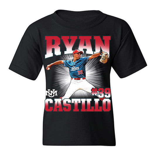 New Mexico - NCAA Baseball : Ryan Castillo - Collage Youth T-Shirt-0